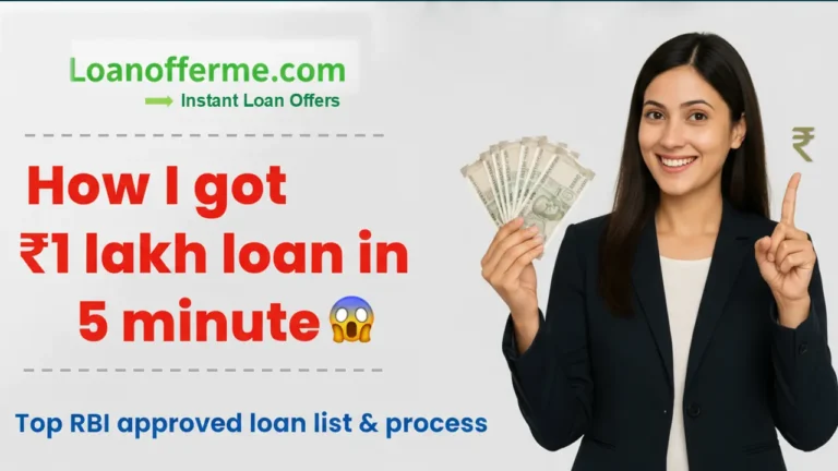 Instant Personal Loan offer & Apps list